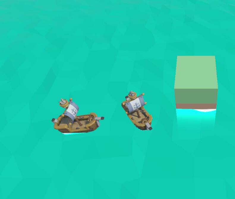 Testing multiplayer boat controls
