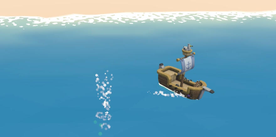 Cannonball splash effects