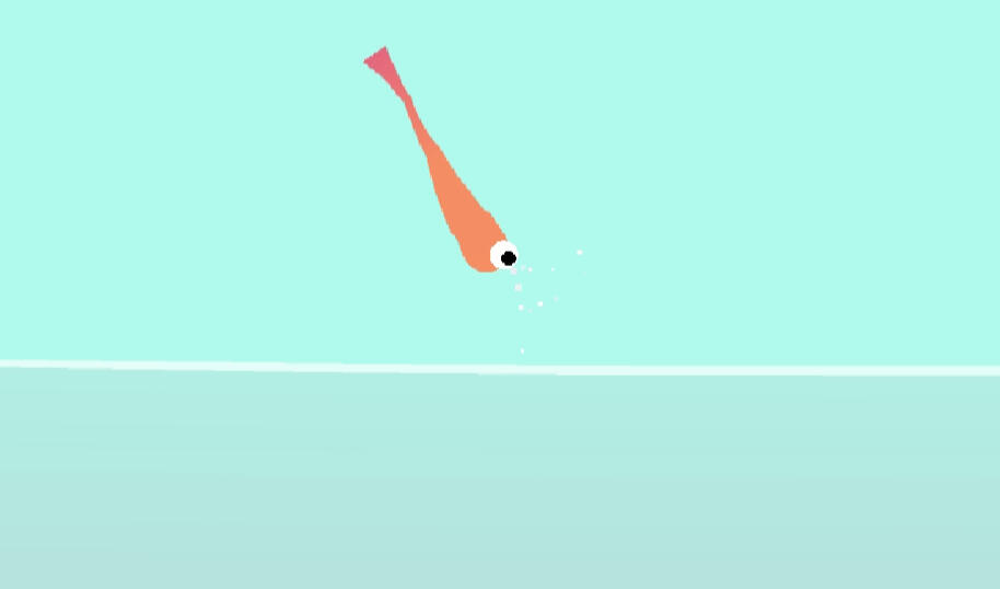 Air particles to represent inhaling